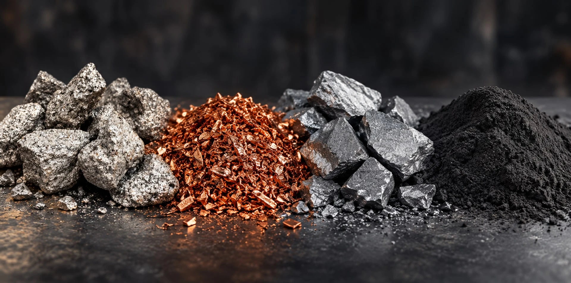 Foundry raw materials and coal dust supplied from Taiwan